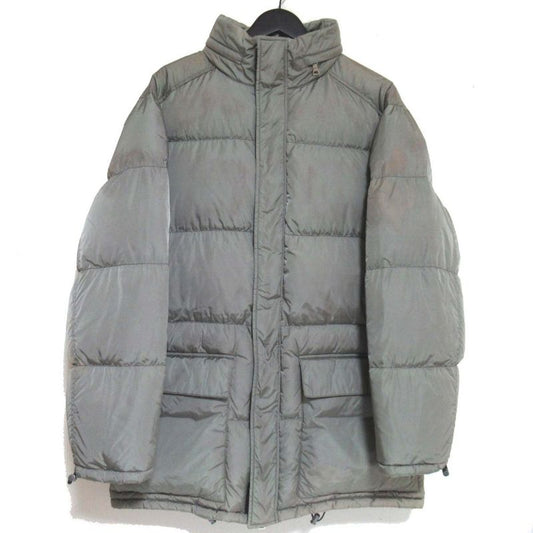 Prada Storage Hood Nylon Down Jacket Size 48 Khaki Men's Used