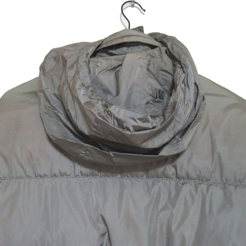 Prada Storage Hood Nylon Down Jacket Size 48 Khaki Men's Used