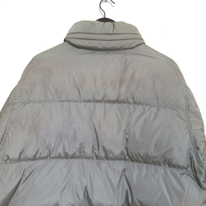 Prada Storage Hood Nylon Down Jacket Size 48 Khaki Men's Used