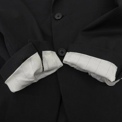 Good Prada 100% Cotton 2B Single Tailored Jacket 46R Black Men's Used