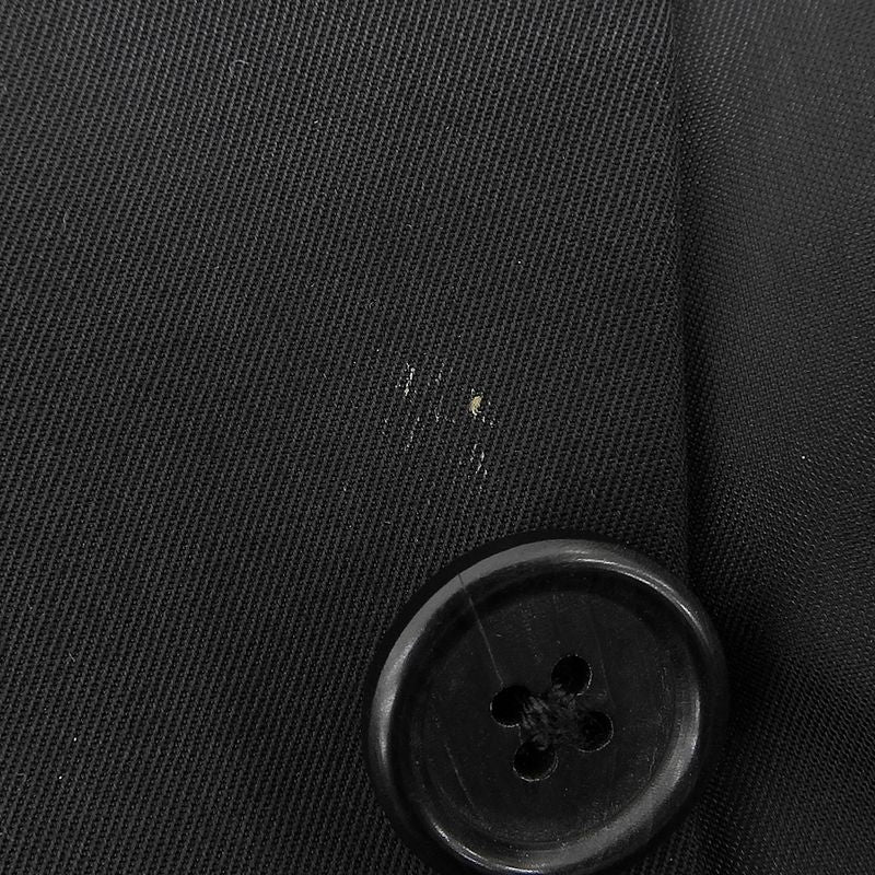 Good Prada 100% Cotton 2B Single Tailored Jacket 46R Black Men's Used