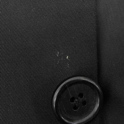 Good Prada 100% Cotton 2B Single Tailored Jacket 46R Black Men's Used