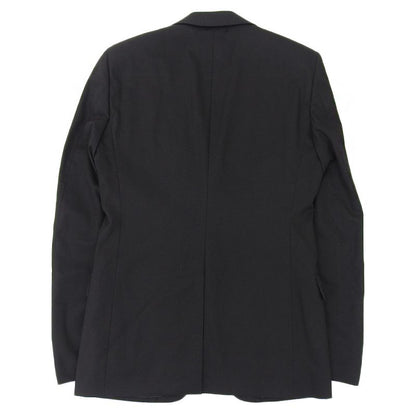 Good Prada 100% Cotton 2B Single Tailored Jacket 46R Black Men's Used