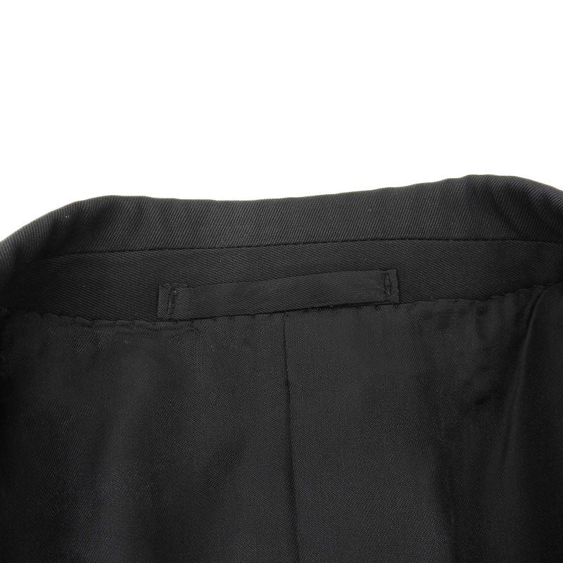 Good Prada 100% Cotton 2B Single Tailored Jacket 46R Black Men's Used