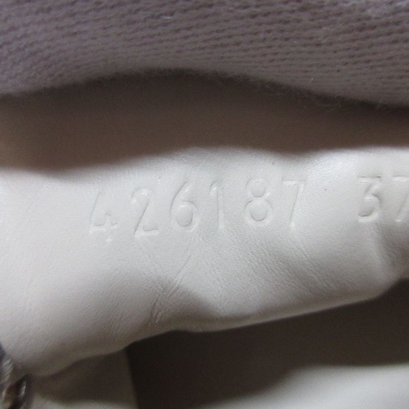 Good Gucci GG Canvas Low Cut Sneakers 426187 Size 37 24cm (9.45in) Equivalent