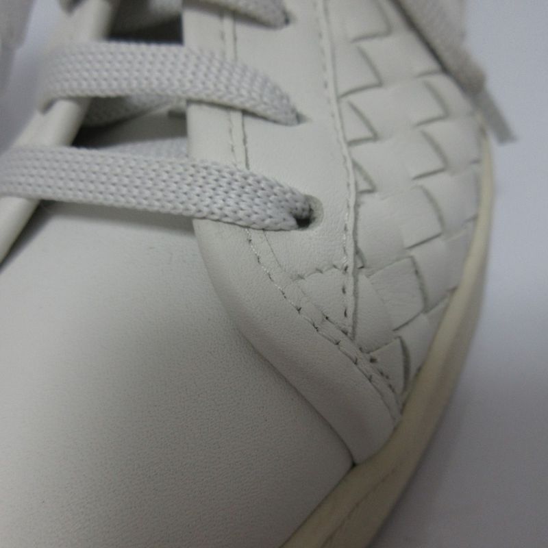 Good Bottega Veneta Intrecciato Leather Sneakers Size 34 Approx 21cm (8.27in)