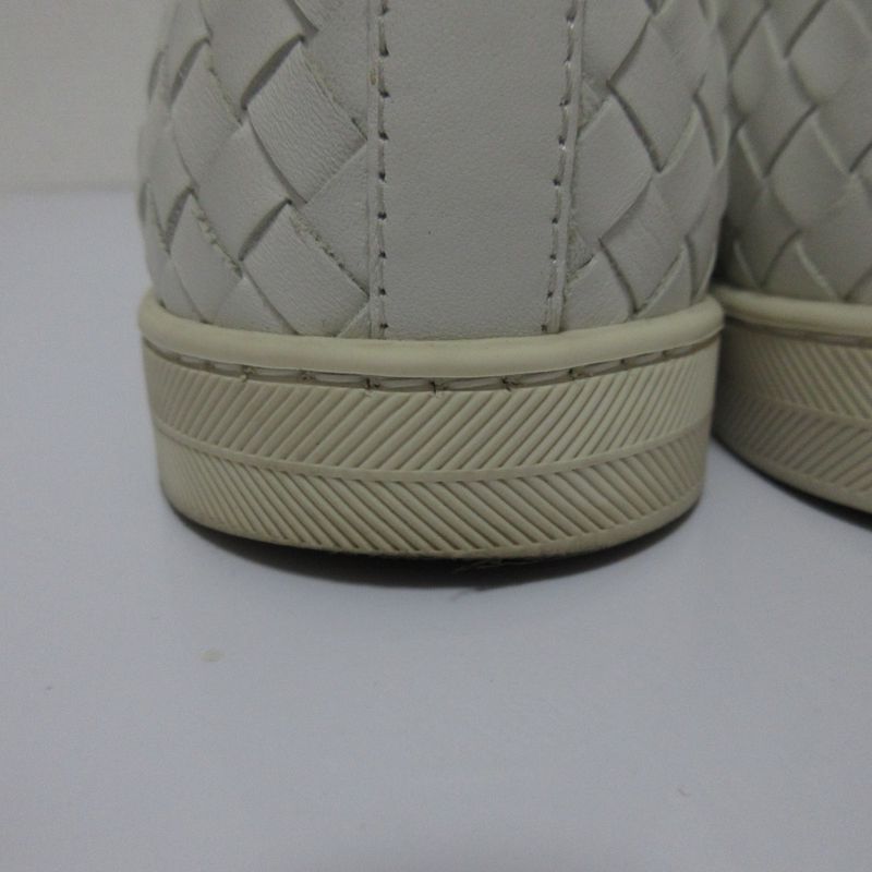 Good Bottega Veneta Intrecciato Leather Sneakers Size 34 Approx 21cm (8.27in)