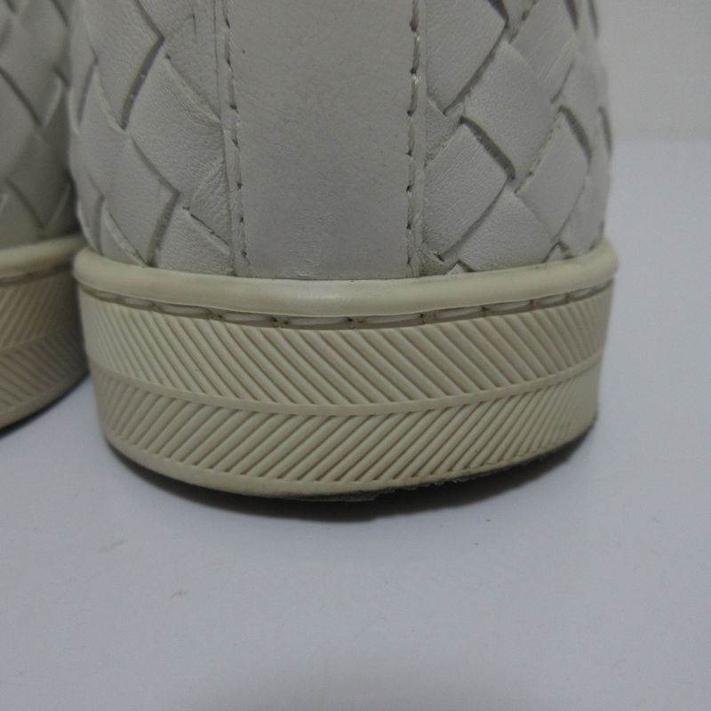 Good Bottega Veneta Intrecciato Leather Sneakers Size 34 Approx 21cm (8.27in)