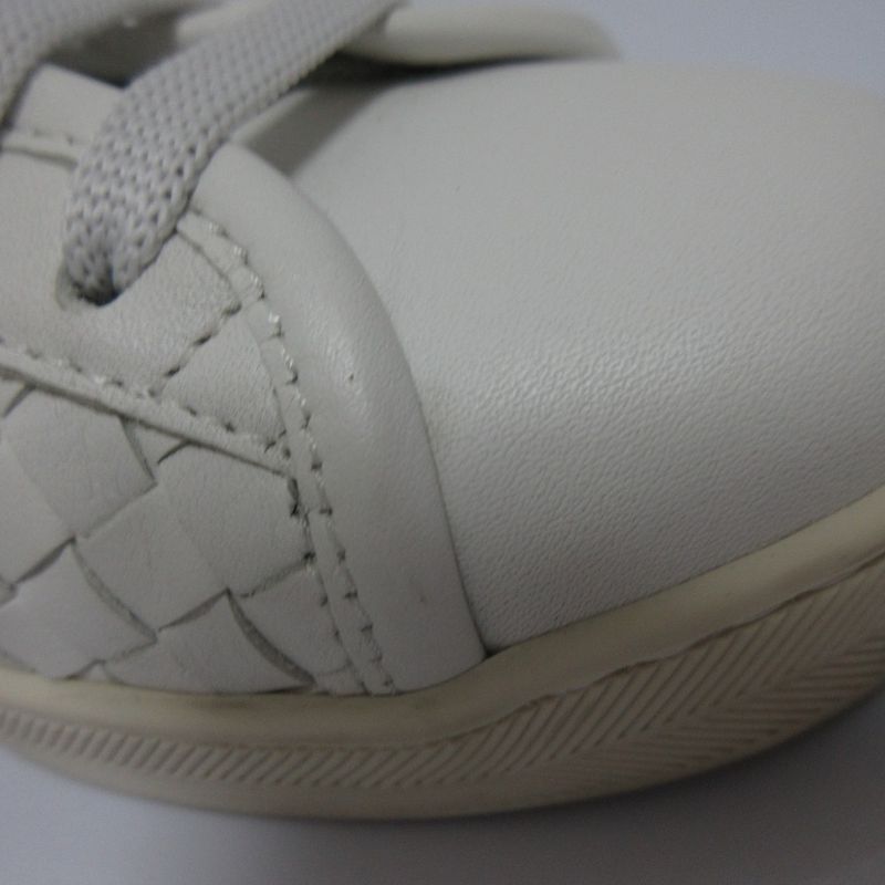 Good Bottega Veneta Intrecciato Leather Sneakers Size 34 Approx 21cm (8.27in)