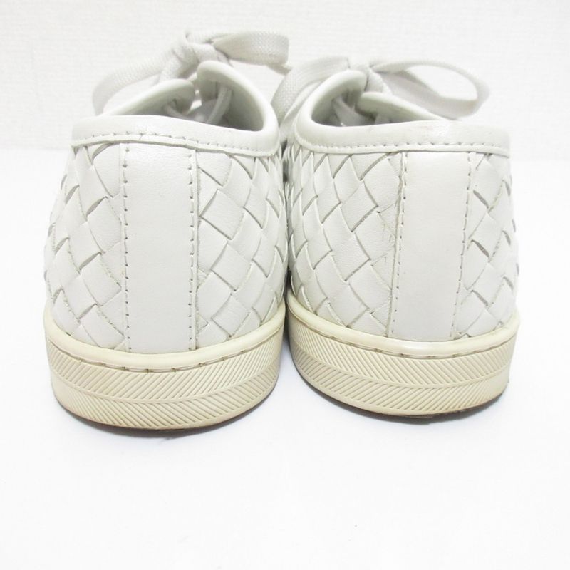 Good Bottega Veneta Intrecciato Leather Sneakers Size 34 Approx 21cm (8.27in)