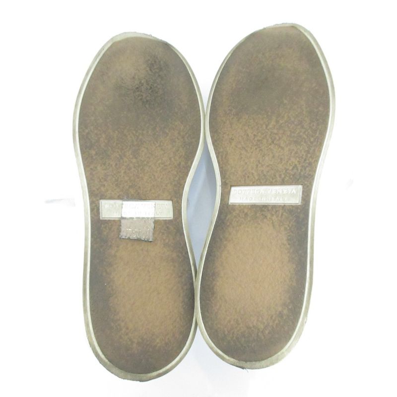 Good Bottega Veneta Intrecciato Leather Sneakers Size 34 Approx 21cm (8.27in)