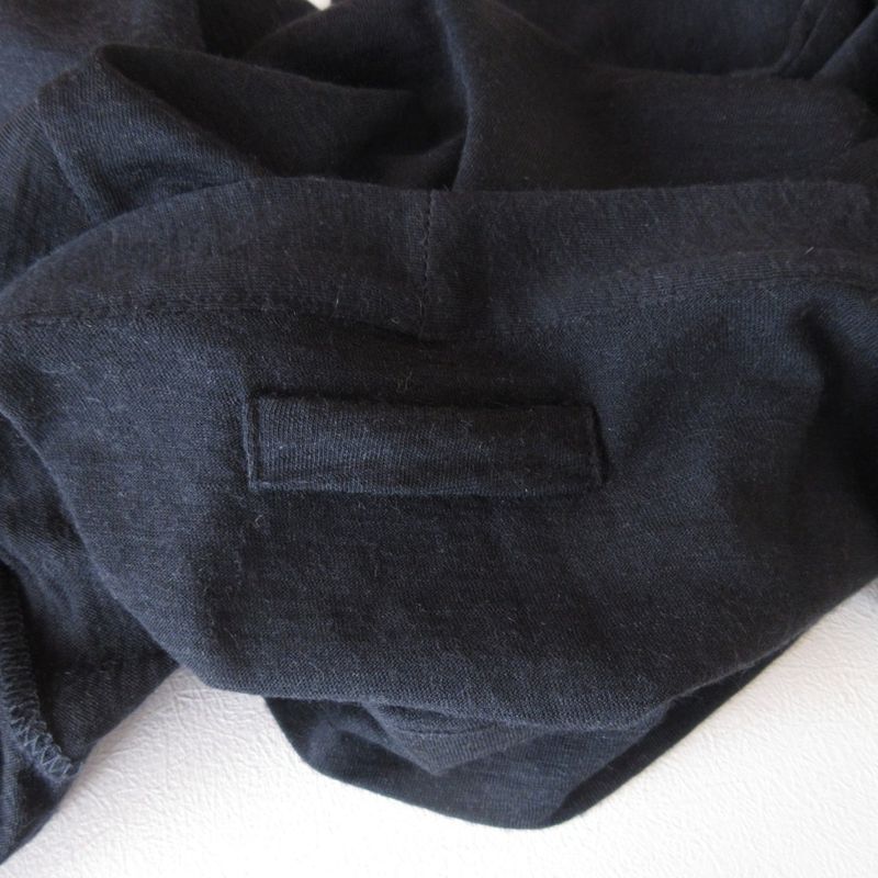 Prada Sport Wool And Silk V-neck Knit Cardigan With Pockets L Navy Women's Used