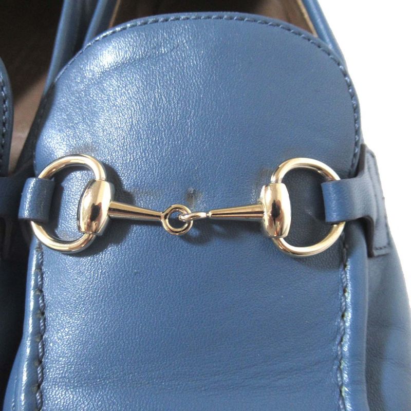 Gucci Mto Jordaan Leather Horsebit Loafers 326201 Size 35.5 Approx 22.5cm