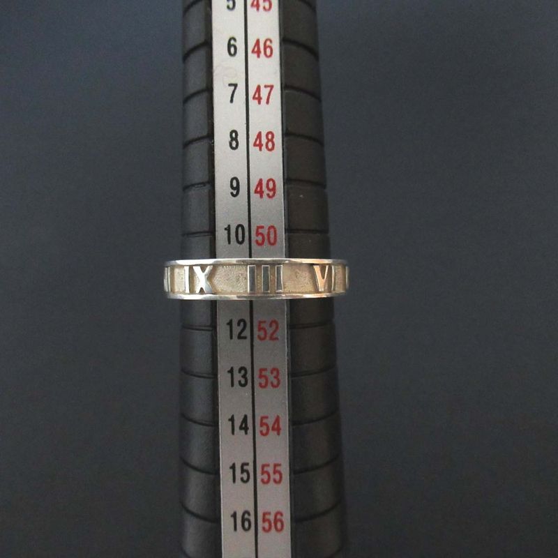 Tiffany & Co Tiffany & Co Ag925 Atlas Ring Size 11 Silver Men Women Used