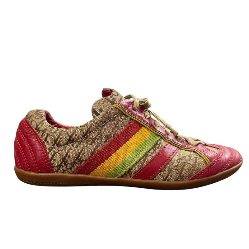 Christian Dior Galliano Period Trotter Pattern Sneakers Size 35 Approx