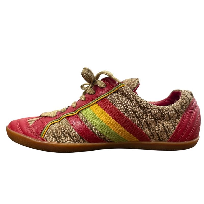 Christian Dior Galliano Period Trotter Pattern Sneakers Size 35 Approx