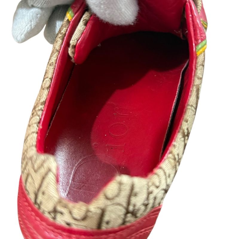 Christian Dior Galliano Period Trotter Pattern Sneakers Size 35 Approx