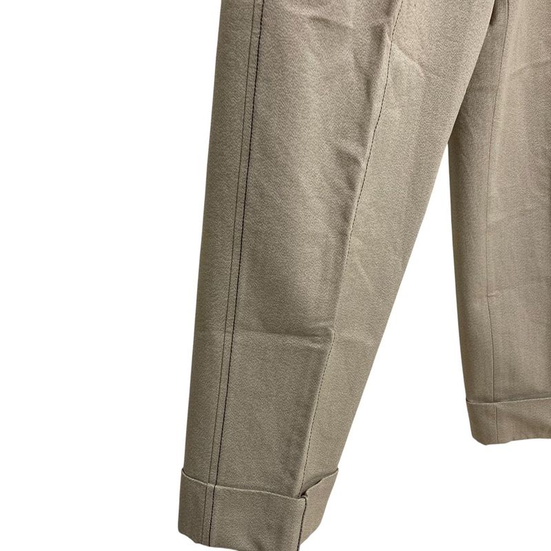Bottega Veneta Design Tapered Pants Size 38 Beige Women Used