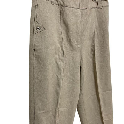 Bottega Veneta Design Tapered Pants Size 38 Beige Women Used