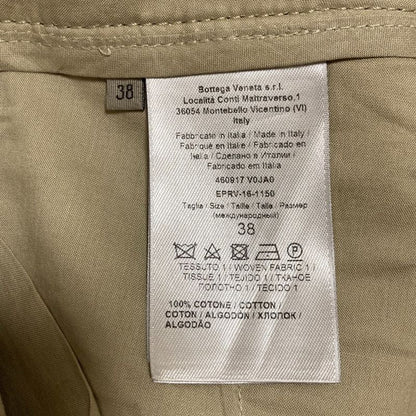 Bottega Veneta Design Tapered Pants Size 38 Beige Women Used