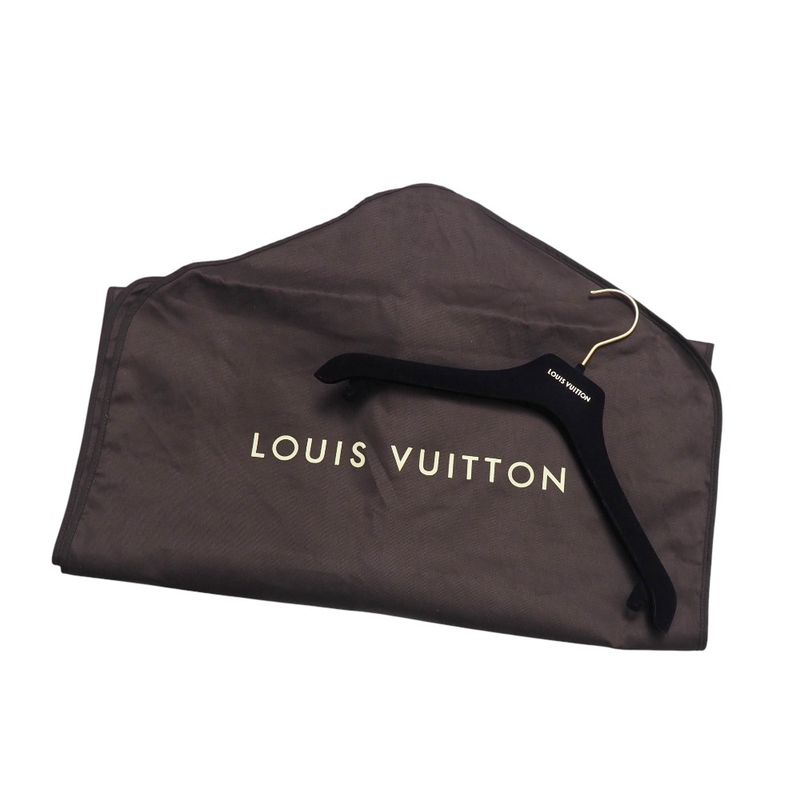 Louis Vuitton Dress Size 38 Lamb Leather Different Material Switched Ruffle