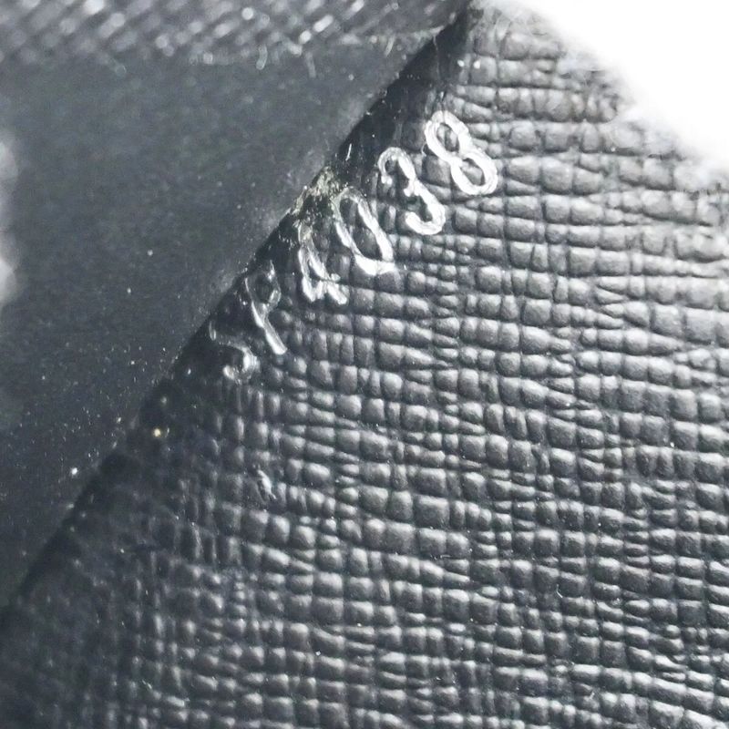 Louis Vuitton Long Wallet Damier Graphite Black Leather N62665 68bs026