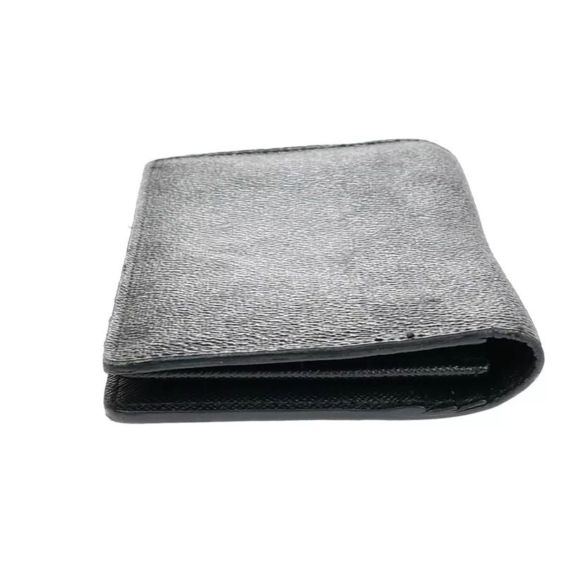 Louis Vuitton Long Wallet Damier Graphite Black Leather N62665 68bs026
