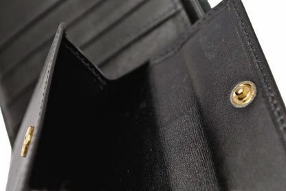 Cartier Wallet Men's Bifold Cartier Fold Wallet Leather Pasha De Cartier Black