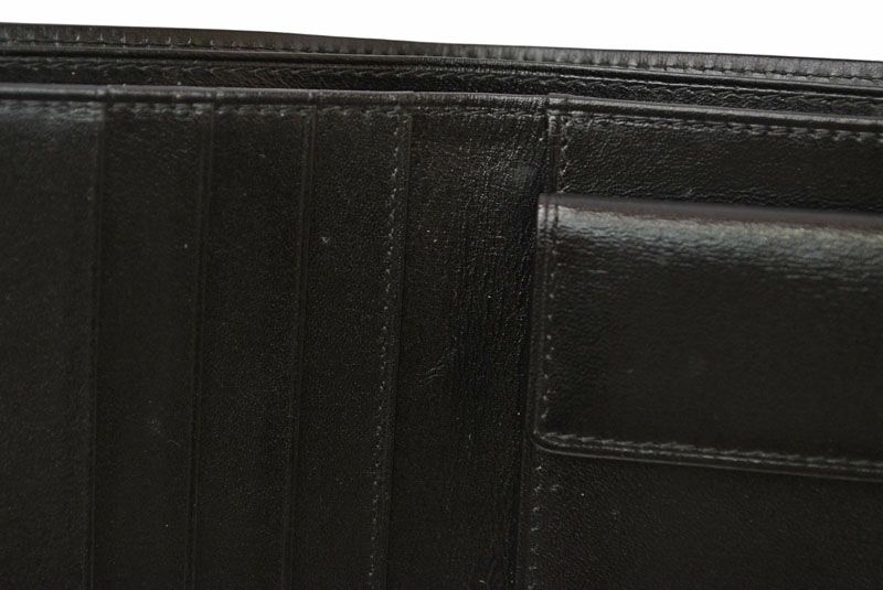 Cartier Wallet Men's Bifold Cartier Fold Wallet Leather Pasha De Cartier Black
