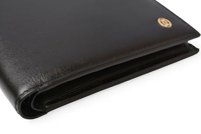 Cartier Wallet Men's Bifold Cartier Fold Wallet Leather Pasha De Cartier Black
