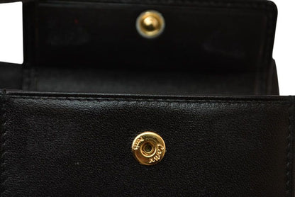 Cartier Wallet Men's Bifold Cartier Fold Wallet Leather Pasha De Cartier Black