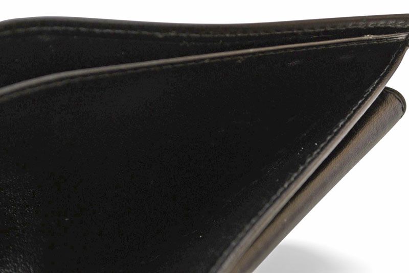 Cartier Wallet Men's Bifold Cartier Fold Wallet Leather Pasha De Cartier Black