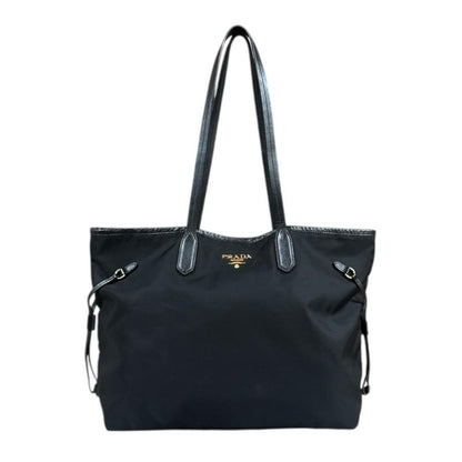 Prada Tote Bag Nylon Br4001 Black Ladies Prada Preowned Prada