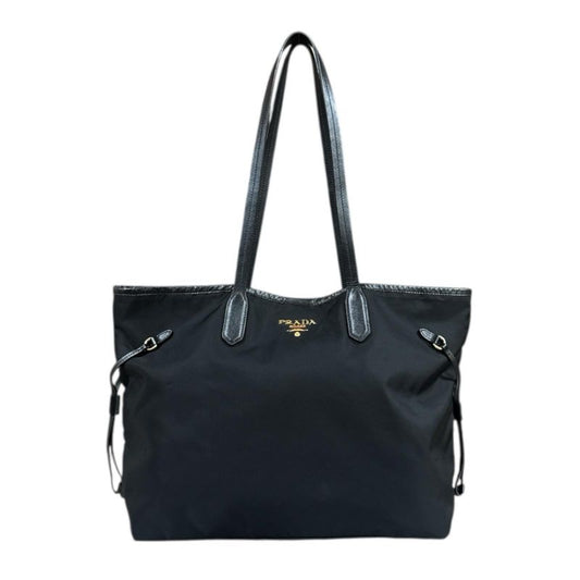 Prada Tote Bag Nylon Br4001 Black Ladies Prada Preowned Prada