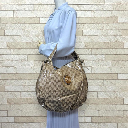 Gucci Hysteria Handbag 211844 Beige Ladies Gucci Preowned Gucci