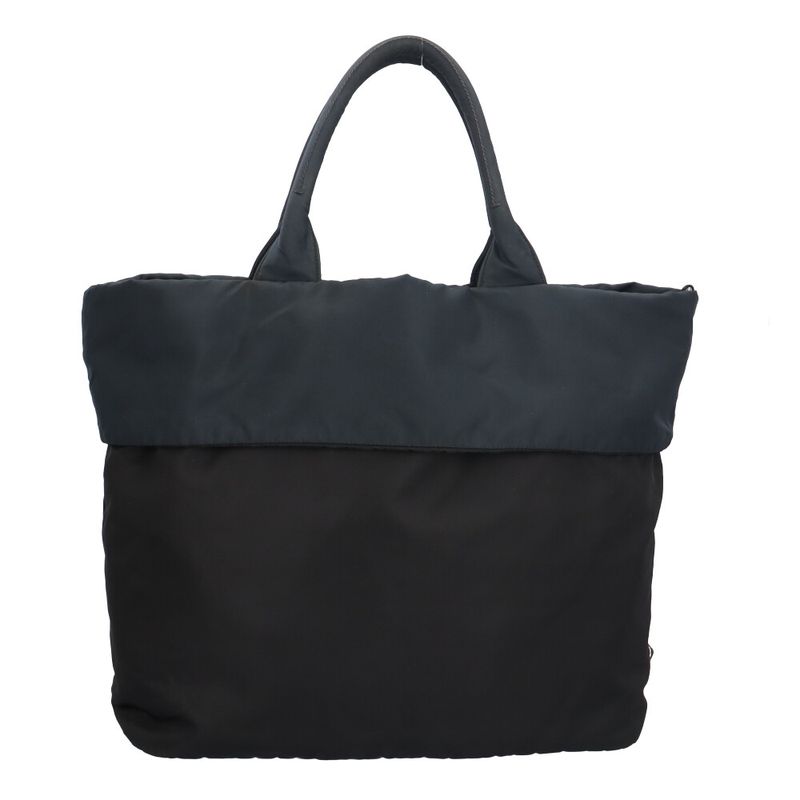 Prada Reversible Shoulder Bag Nylon Black Men's Prada Preowned Prada