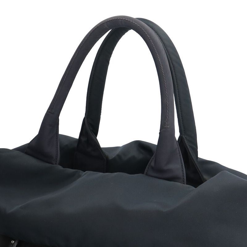 Prada Reversible Shoulder Bag Nylon Black Men's Prada Preowned Prada