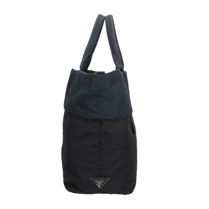 Prada Reversible Shoulder Bag Nylon Black Men's Prada Preowned Prada