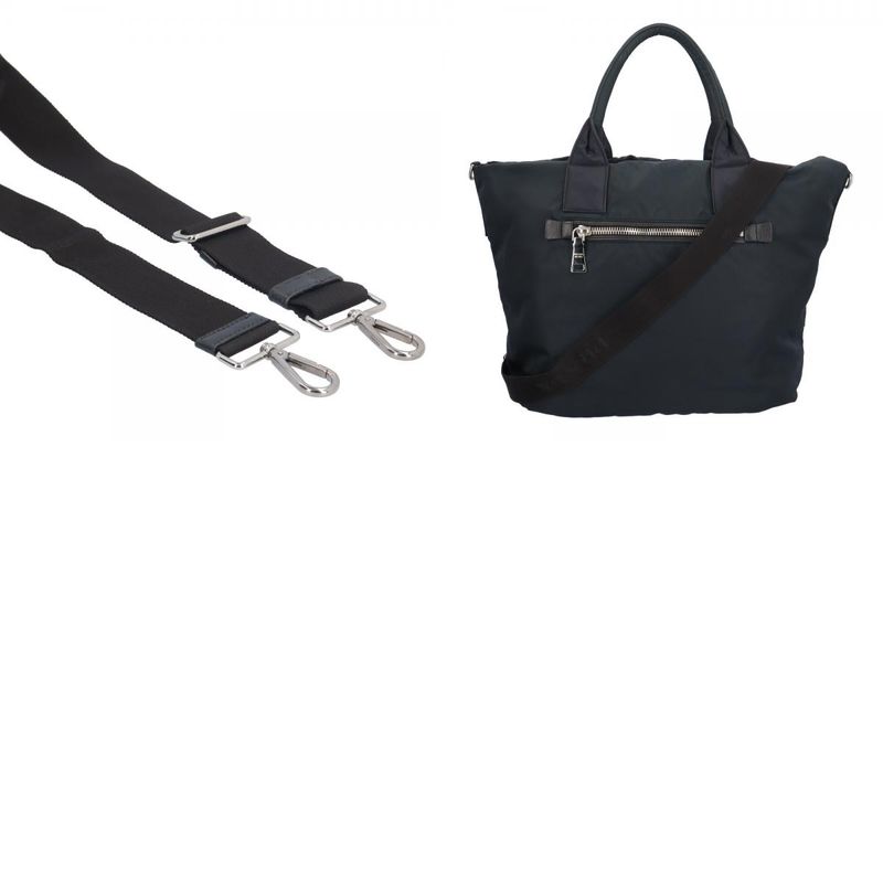 Prada Reversible Shoulder Bag Nylon Black Men's Prada Preowned Prada