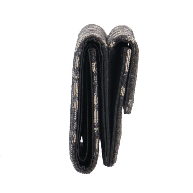 Dior Oblique Trifold Wallet Canvas Women's Dior Preowned Dior