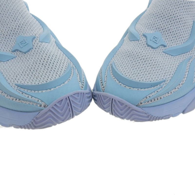 Good Fendi FLOW Low Cut Sneakers 7 Approx 26cm (10.24in) Blue Men's Used