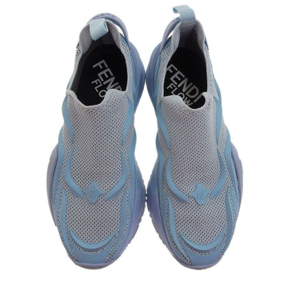 Good Fendi FLOW Low Cut Sneakers 7 Approx 26cm (10.24in) Blue Men's Used