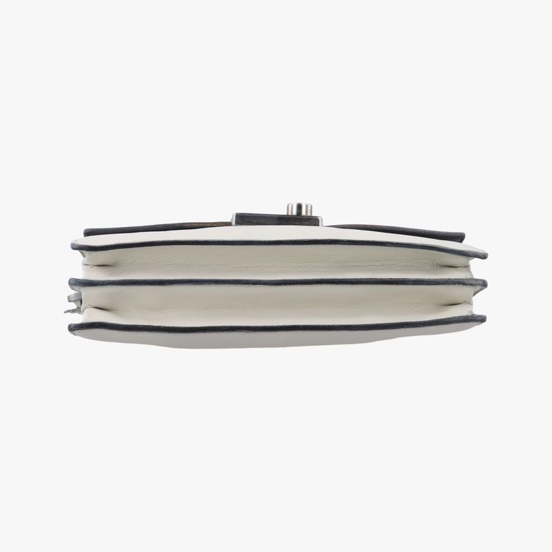 Prada Soft Sound White Saffiano Leather Br5026 7