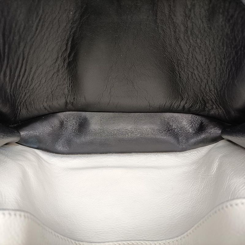 Prada Soft Sound White Saffiano Leather Br5026 7