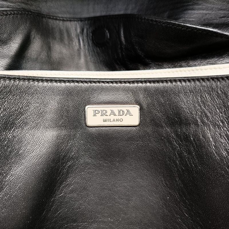 Prada Soft Sound White Saffiano Leather Br5026 7