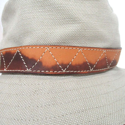 Christian DIOR Galliano Period Cotton Linen Bucket Hat Size 58 Beige Men's
