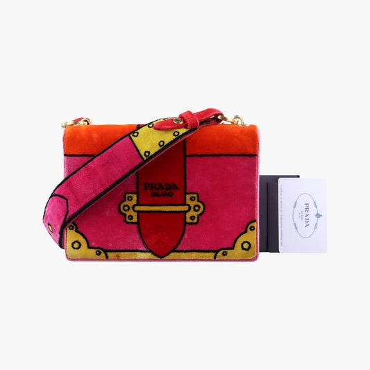 Prada Cahier Multicolor Velour 1bd075 110 A