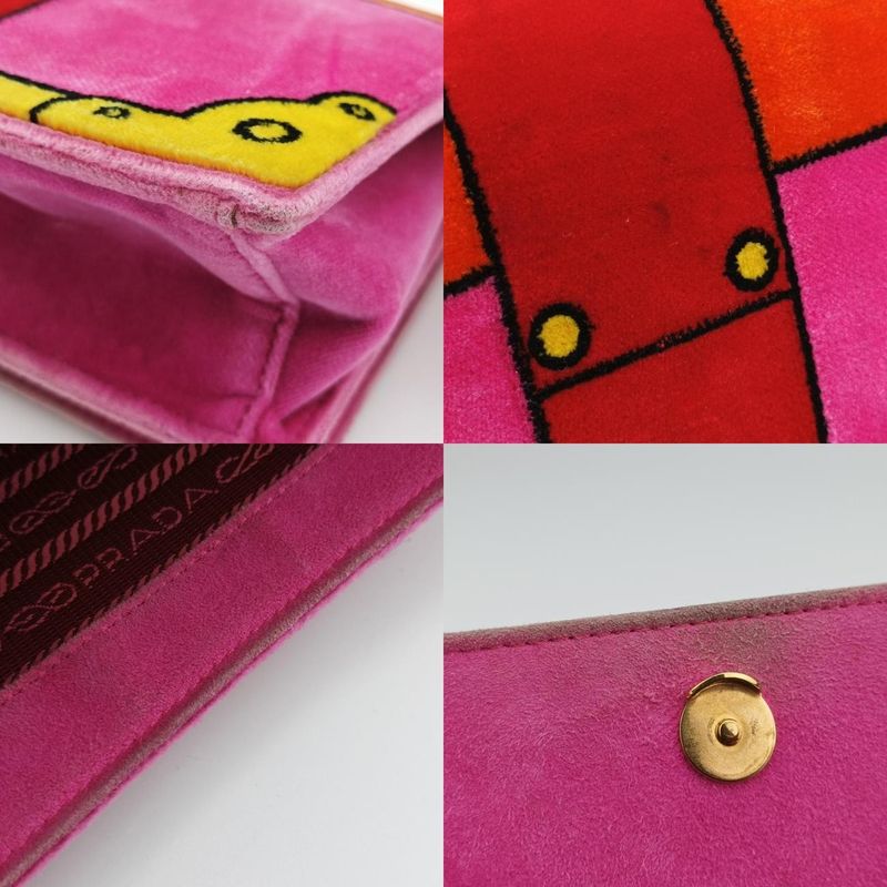 Prada Cahier Multicolor Velour 1bd075 110 A