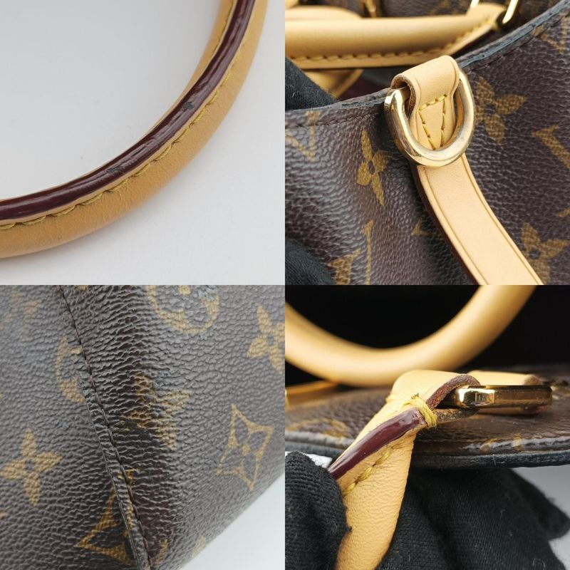 Louis Vuitton Montaigne MM Monogram Brownish Monogram Canvas M41056 Ca4124