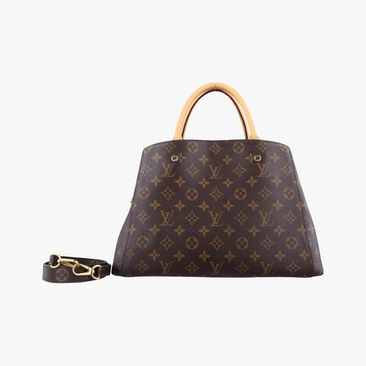 Louis Vuitton Montaigne MM Monogram Brownish Monogram Canvas M41056 Ca4124